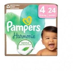 Pampers Harmonie Pieluszki rozmiar 4 Maxi 9-14 kg,