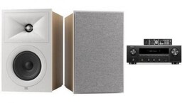DENON DRA-900H + JBL STAGE 250B latte