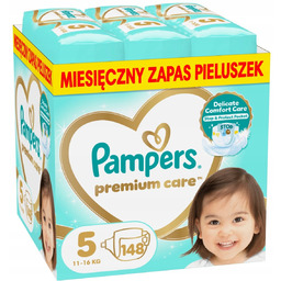 Pieluchy Pampers Premium Care Monthly Box 5 Junior