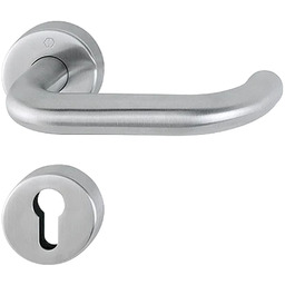 Paris - Komplet klamek drzwiowych, Sertos, okrągły szyld,