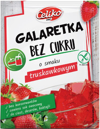 Celiko Galaretka truskawkowa bez cukru bezglutenowa 14 g