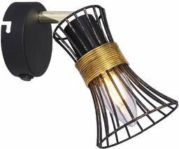 Rustykalna LAMPA ścienna PURRA 54814-1 Globo kinkiet OPRAWA