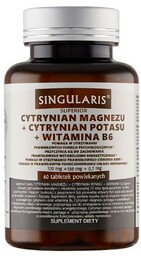 SINGULARIS Cytrynian magnezu + Cytrynian potasu + Witamina