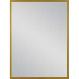 Lustro łazienkowe prostokątne 60x80 cm złota rama