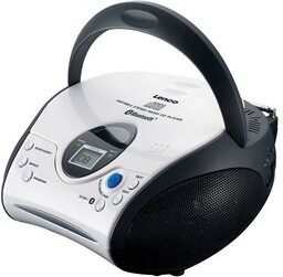 Lenco SCD-24BT Bluetooth Czarno-srebrny Radioodtwarzacz CD