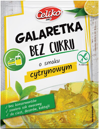 Celiko Galaretka cytrynowa bez cukru bezglutenowa 14 g