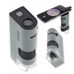 Mikroskop kieszonkowy z adapterem do smartfona Carson 120-240x