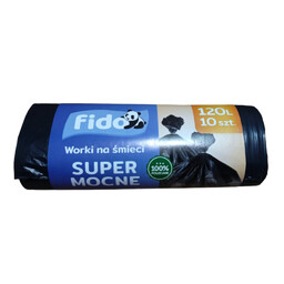 Fido Worki na śmieci Czarne 120, 10 sztuk