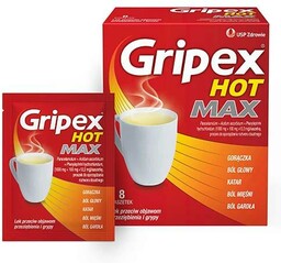 GRIPEX HOT MAX, 8 saszetek