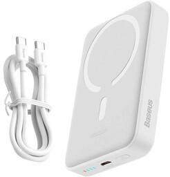 Baseus Powerbank mini 10000mAh, USB-C 30W (biały)