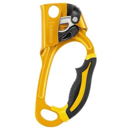 PETZL Przyrząd zaciskowy z rączką ASCENSION - prawy-Złoty