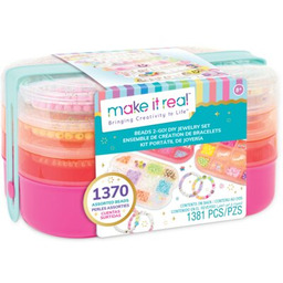 MAKE IT REAL Zestaw kreatywny Beads 2-Go