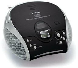 Lenco SCD-24 Czarny Radioodtwarzacz CD
