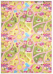 Dywan dziecięcy ulice drogi JWH Flannel Printed