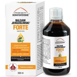 Produkty Bonifraterskie Balsam Jerozolimski Forte płyn, 200 ml