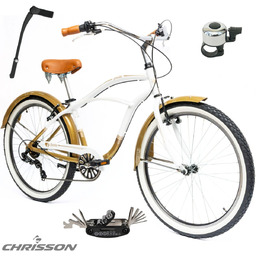 Rower Miejski 26 Damski Męski Alu Beach Cruiser