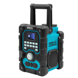 Radio budowlane 230 V/18 V DAB+/FM bluetooth USB