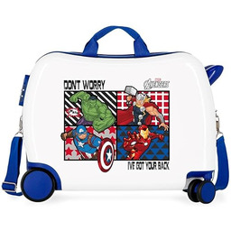 Marvel Avengers All Avengers walizka kabinowa wielokolorowa, Kołowrotek,