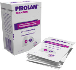 Polpharma Pirolam szampon przeciwłupieżowy - 6 ml x