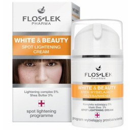 FLOS-LEK WHITE&BEAUTY Krem wybielający przebarwienia, 50ml