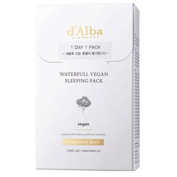 d''Alba Waterfull Vegan Sleeping Pack Krem na noc