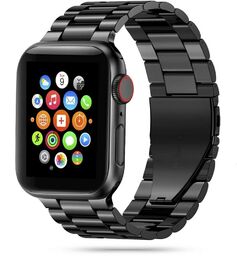 Bransoleta Stainless Apple Watch 4/5/6/7/8 SE (42/44/45/49mm) Black