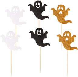 Pikery na babeczki Duszki na Halloween - 6