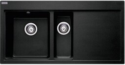 FRANKE Zlewozmywak MTG 651-100 onyx, k.lewa 114.0675.935 *