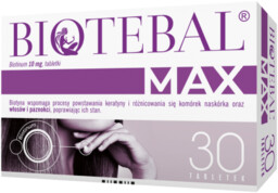 Biotebal max 10 mg, 30 tab.