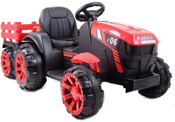 WIELKI TRAKTOR NA AKUMULATOR Z PRZYCZEPĄ "POWER 06",
