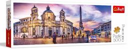 Trefl Piazza Navona, Rzym Puzzle Panoramiczne 500 Elementów