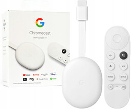 Odtwarzacz multimedialny Google Chromecast 4.0 4K Hdmi Usb-c