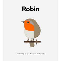 PUZZLE Vintage Retro Sztuka Ptak A3 252 el