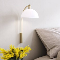 Nordlux Kinkiet Ellen 20, mosiężny / złoty, salon