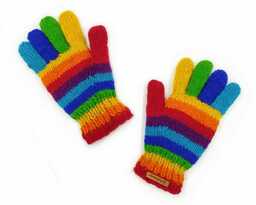 Rękawiczki wełniane Kolorowe