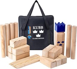 Rally and Roar Kubb CLASSIC RUBBERWOOD zestaw gier