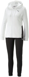 Dres damski Puma 67369902 CLASSIC HOODED TRACKSUIT Biały