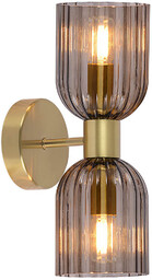 Ścienna lampa glamour Piega LP-939/2W smoked Light Prestige