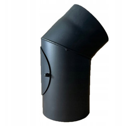 Kolano Spalinowe stałe 150 45° z rewizją blacha