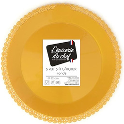 Eetrieie du Chef 9457 talerz obiadowy, koronka, okrągły,