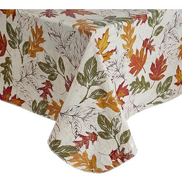 Elrene Home Fashions Harvest Vintage Leaves wodoodporny