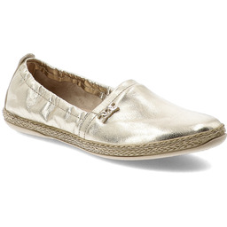 Armodo Złote Półbuty Stylowe Obuwie Damskie