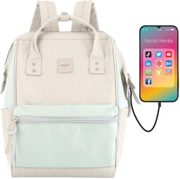 Himawari plecak sportowy do szkoły z portem USB