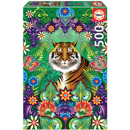 Educa, Puzzle, Tygrys bengalski, Catalina Estrada, 500 el.