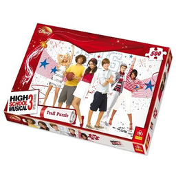 Trefl, puzzle, filmowi bohaterowie, High School Musical 3