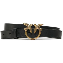 PINKO Czarny pasek damski Love Berry H2 Belt