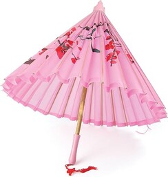 Bristol Novelty BA794 parasol z jedwabiu, różowy, damski,