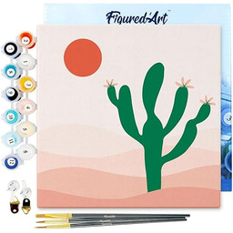 Figured''Art Mini malowanie według numerów dla dorosłych 20x20cm