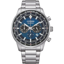 CITIZEN Zegarek Aviation Chronograph CA4500-91L Srebrny