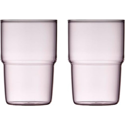 Lyngby Glas Szklanka 40 cl różowa